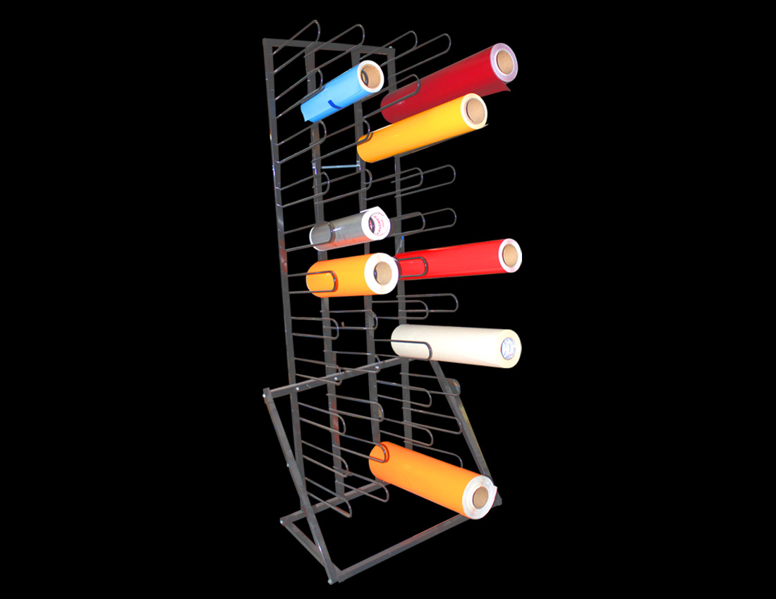 Vinyl Roll Floor Storage Rack